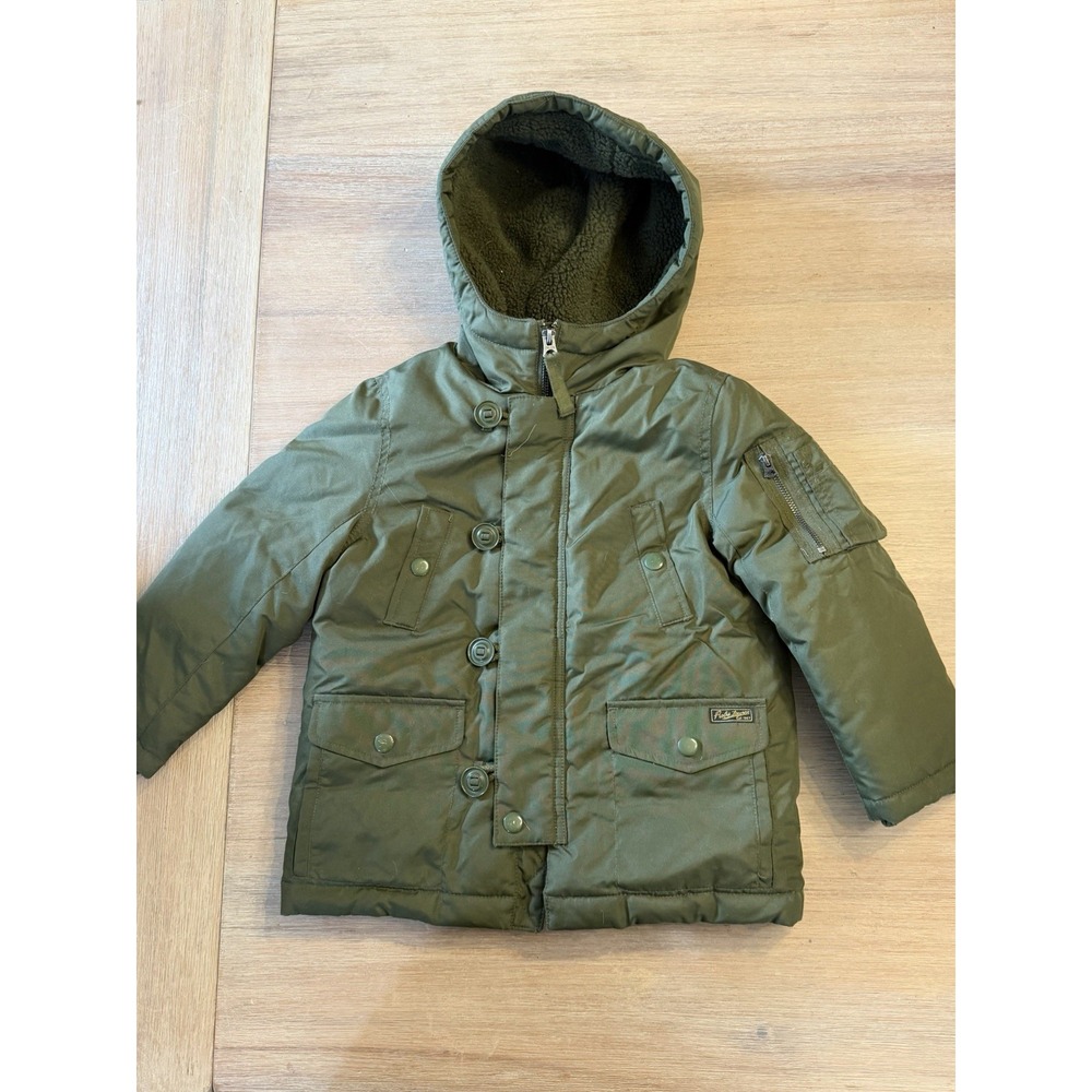 Polo Ralph Lauren Green Puffer Coat Jacket Boys 4 / 4T Toddler
